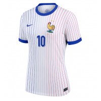 Maglia Calcio Francia Kylian Mbappe #10 Seconda Divisa Donna Europei 2024 Manica Corta